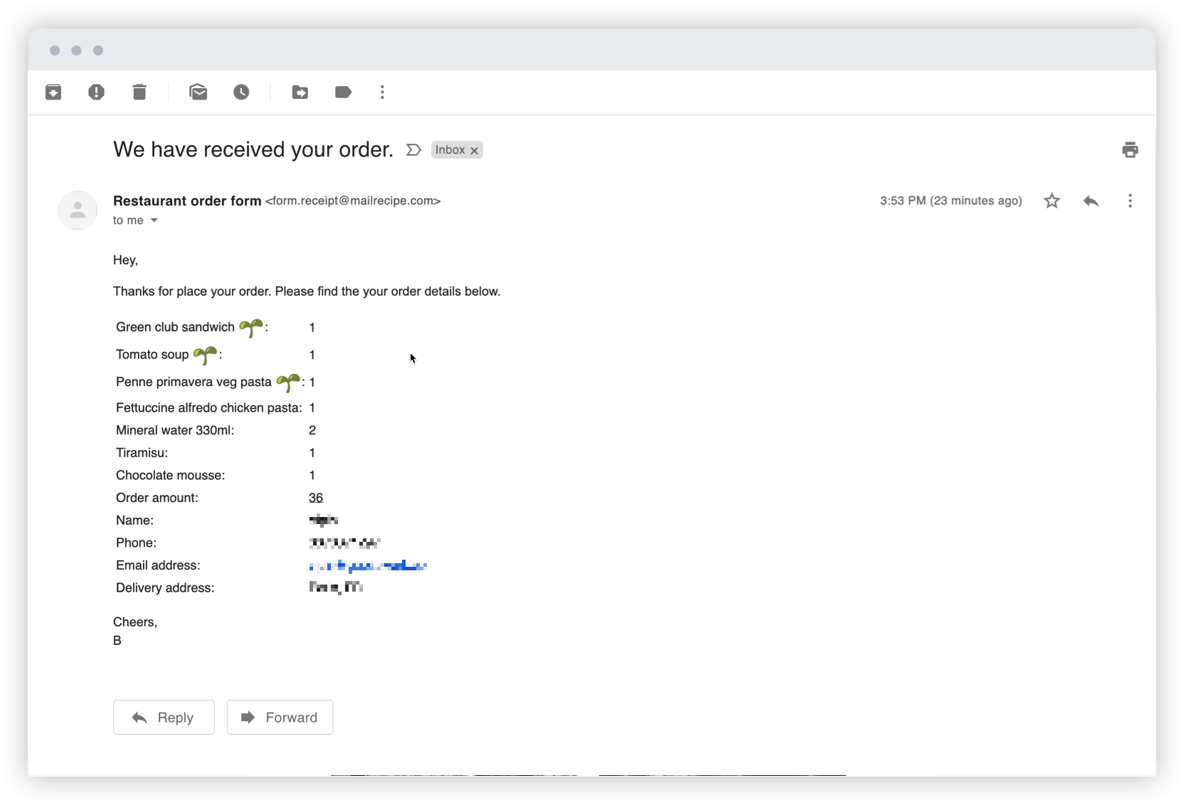 Send a branded order confirmation emails to your users and get email notifications for new orders