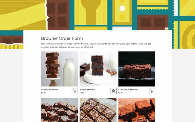 Brownie order form