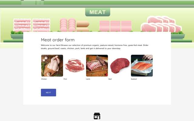 Meat order form